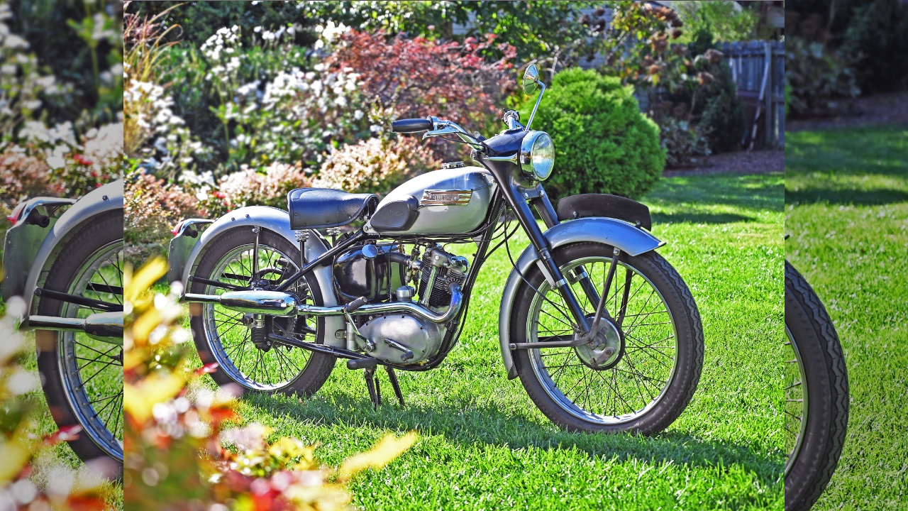 1954 Triumph Tiger Cub picture car for film and TV in Richmond, VA
