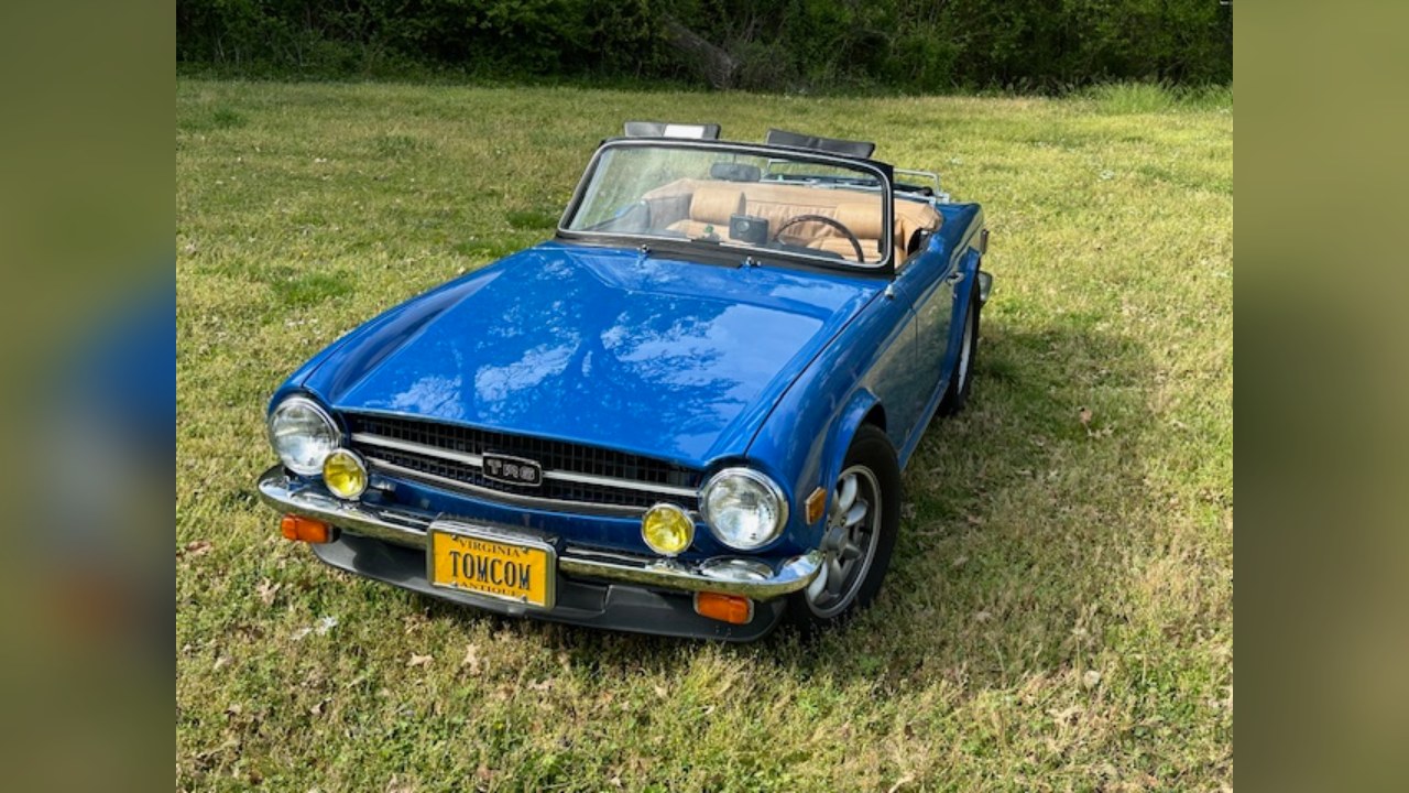 1976 Triumph TR6 picture car for film and TV in Richmond, VA